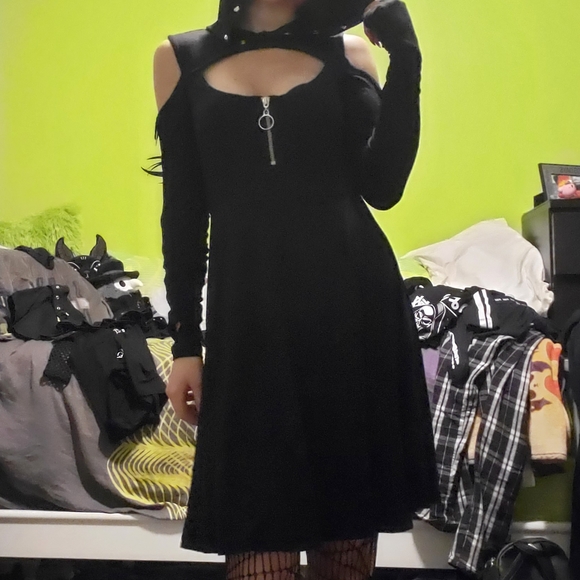 SOLD ON MERC! Spirit Walker Hooded Dress - Picture 7 of 7